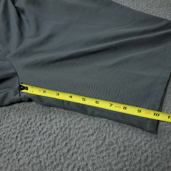 Dockers Shorts Mens 38 x10 Gray Pleated Polyester  Casual Golf Slack Adult - Picture 8 of 8